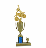Elite Motocross 1st, 2nd and 3rd Place Award Cup & Column Trophy