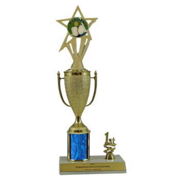 Elite Pickleball 1st, 2nd and 3rd Place Award Cup & Column Trophy - Click to enlarge