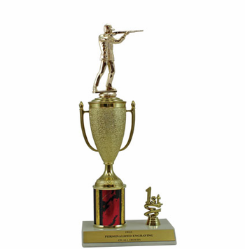 Elite Skeet Shooting 1st, 2nd and 3rd Place Award Cup & Column Trophy - Click to enlarge