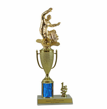 Elite Snowboarding 1st, 2nd and 3rd Place Award Cup & Column Trophy - Click to enlarge