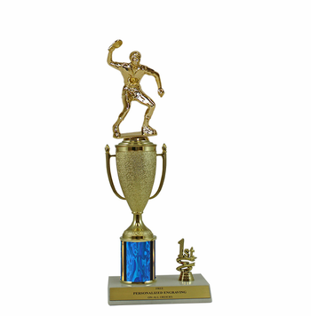 Elite Table Tennis Deluxe 1st, 2nd and 3rd Place Award Cup & Column Trophy - Click to enlarge