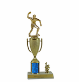 Elite Table Tennis Deluxe 1st, 2nd and 3rd Place Award Cup & Column Trophy
