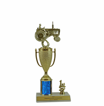 Elite Tractor 1st, 2nd and 3rd Place Award Cup & Column Trophy - Click to enlarge