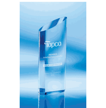 Elliptico Crystal Sales / Service Award - Click to enlarge