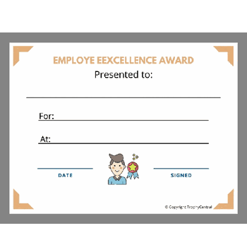 Employee Award - Click to enlarge