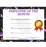 Employee of the Month Free Template