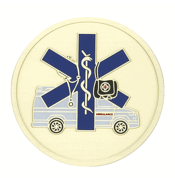 EMT Medal Insert (Etched) - Click to enlarge