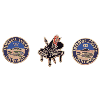 Enamel Lapel Pins with Photo - Click to enlarge
