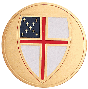 Episcopal Medal Insert (Etched) - Click to enlarge