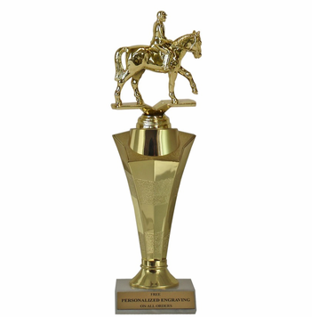 Equestrian Star Column Trophy - Click to enlarge