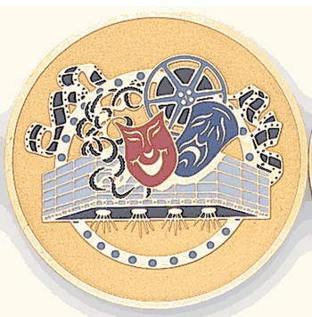 Etched Drama Medal Insert - Click to enlarge