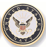 Etched United States Navy Medal Insert (Etched, 518210)