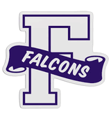 F-Shaped Mascot Badge with Choice of Back