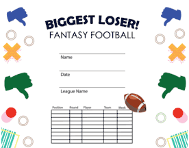 Fantasy Trophies & Awards - Football