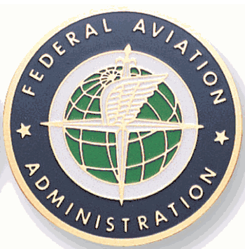 Fed. Aviation Administration Medal Insert (Etched) - Click to enlarge