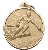 Female Downhill Skiing 1 1/4" E-Series Medals