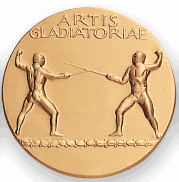 Fencing Foil Litho Medal Insert - Click to enlarge
