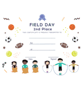 Field Day 2nd Place - Free Template