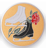Figure Skating Medal Insert (Etched)