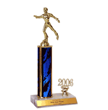 Figure Skating Year Trim Trophies - Click to enlarge