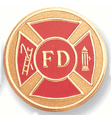 Fire Department (49919) Litho Medal Insert