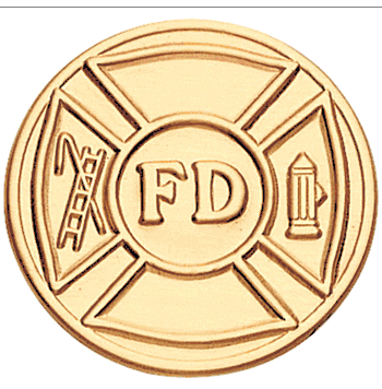 Fire Department (501171) Litho Medal Insert - Click to enlarge