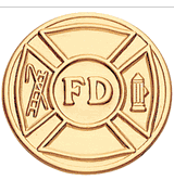 Fire Department (501171) Litho Medal Insert