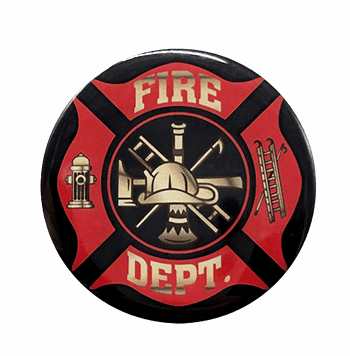 Fire Department - 2" Epoxy Insert - Click to enlarge