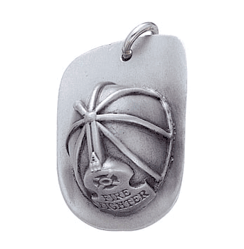 Fire Helmet Pewter Key Chains - Click to enlarge
