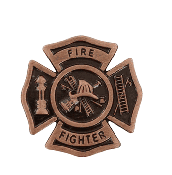Firefighter Maltese Cross Pin - Click to enlarge