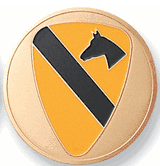 First Calvary Division Medal Insert (Etched)