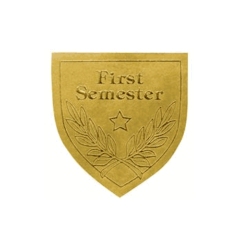 First Semester Seals - Click to enlarge