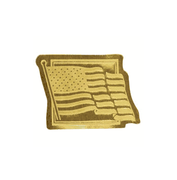 Flag (Die Cut) Seals - Click to enlarge