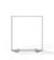 Floor Partition with Aluminum Frame and Full Panel Infill, Clear Acrylic, 54"H x 48"W - 2
