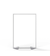 Floor Partition with Aluminum Frame and Full Panel Infill, Clear Acrylic, 72"H x 48"W - 2