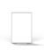 Floor Partition with Aluminum Frame and Full Panel Infill, Porcelain, 72"H x 48"W - 2