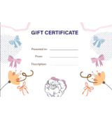Flower Theme Gift Free Template