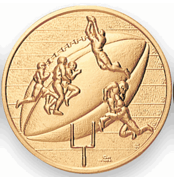 Football (507183) Litho Medal Insert - Click to enlarge