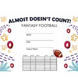 Football: Almost Doesn't Count