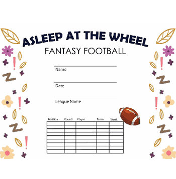 Football: Asleep at the Wheel - Click to enlarge