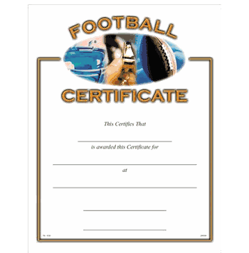 Football Certificates - Click to enlarge