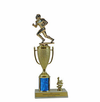 Elite Football 1st, 2nd and 3rd Place Award Cup & Column Trophy - Click to enlarge