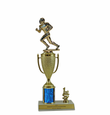 Elite Football 1st, 2nd and 3rd Place Award Cup & Column Trophy