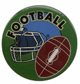 Football - 2" Epoxy Insert