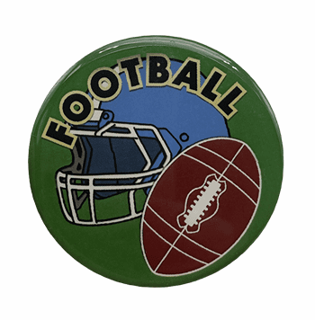 Football - 2" Epoxy Insert - Click to enlarge