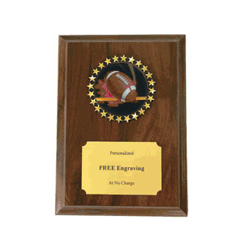 Football "Goal Line" Holographic Decal Plaque - Click to enlarge