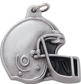 Football Helmet Pewter Key Chains