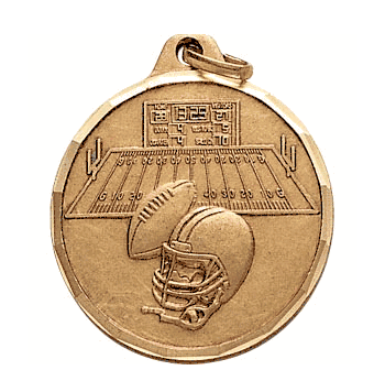 Football Medal (1 1/4") - Click to enlarge