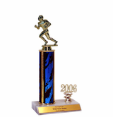 Football Trophy with Year Indicator
