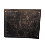 Frameless Black Marble Document Plaque